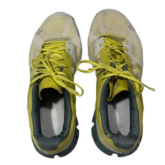 On Running On Cloudflow V2 Citrus Sea Mens Athletic Running Shoes Size 7