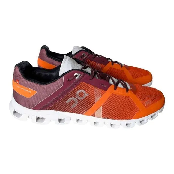 ON RUNNING Cloudflow 2.0 'Flare Orange Dawn' Running Shoes Size 10