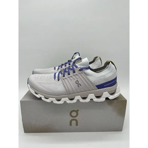 On Cloudswift 3 Size 6.5 Womens White Blueberry Purple Casual Running Shoes $160