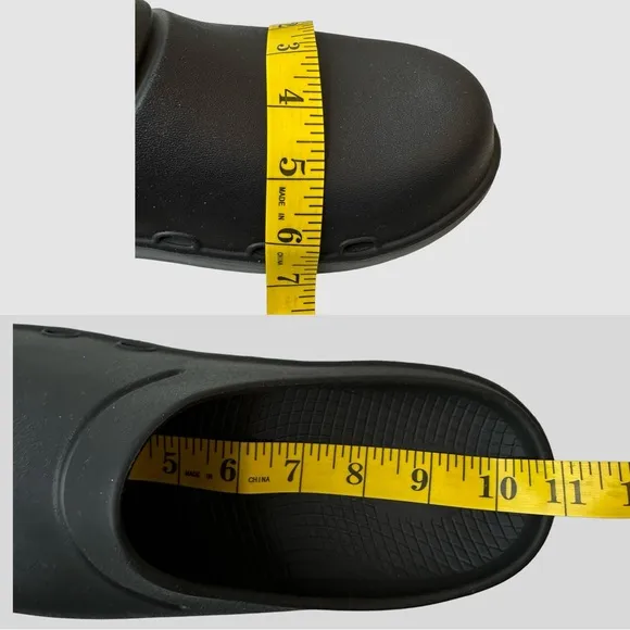 OOCLOOG CLOG Men’s Black Size 10