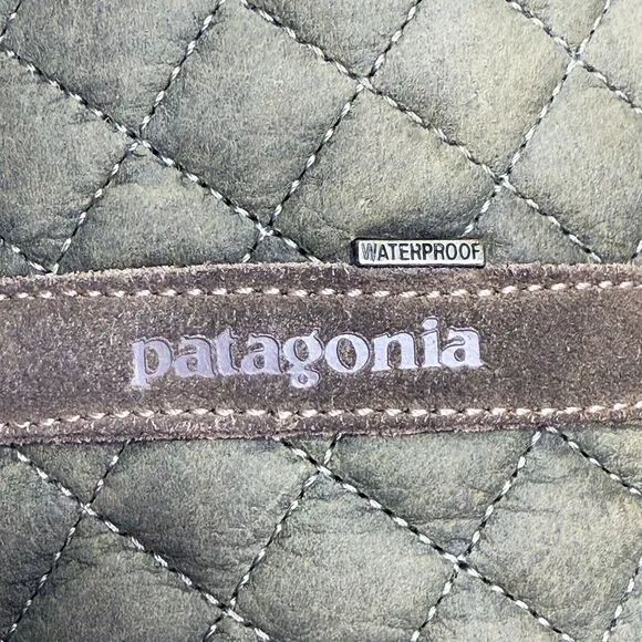 Patagonia Wintertide High Womens 8 Faux Fur Leather Quilted Waterproof Boots