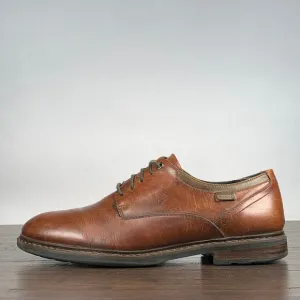 PIKOLINOS Carceres Oxford Shoes Mens 43/9 Brown Leather Plain Toe Work Business