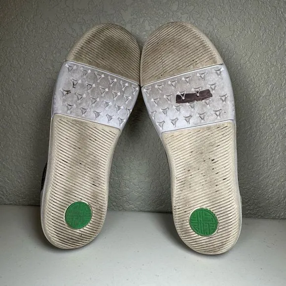Plae Prospect Sneakers Shoes Womens 7 Gray Stone Green Washable Walking Lace Up