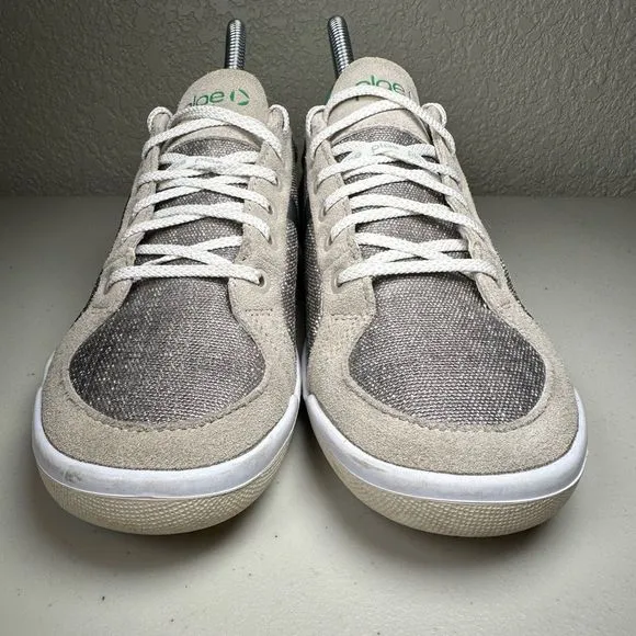 Plae Prospect Sneakers Shoes Womens 7 Gray Stone Green Washable Walking Lace Up