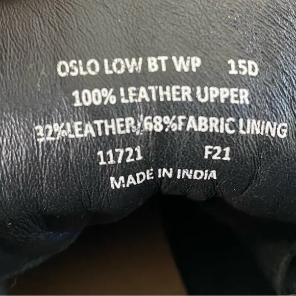 Polo Ralph Lauren Oslo Men's Boots Size 15 D Black Leather Waterproof NEW