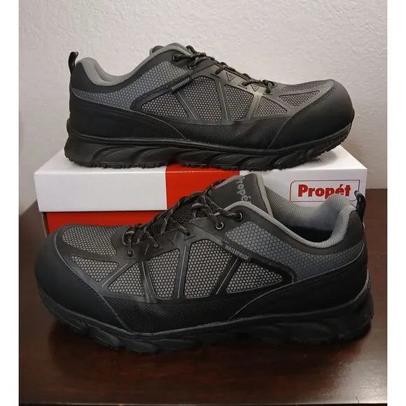Propet Seeley II Work Comp Toe Shoes WaterProof/Punchure Resist Mens 14 3E) #769