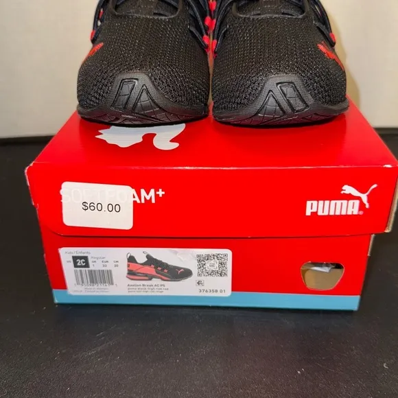 PUMA Axelion Break Little Boys Running Shoes 2C