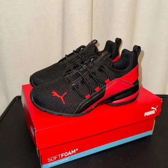 PUMA Axelion Break Little Boys Running Shoes 2C