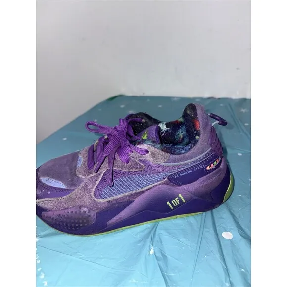 Puma Boys Rare Lamelo Ball RS-X Galaxy Basketball Sneaker Athlete Shoe Purple 4C