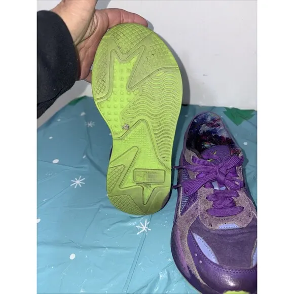 Puma Boys Rare Lamelo Ball RS-X Galaxy Basketball Sneaker Athlete Shoe Purple 4C