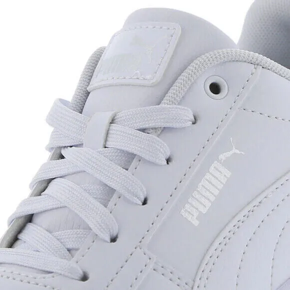 Puma Caven 2.0 393837-02 Sneakers Big Kid White Leather Lifestyle Shoes FD658