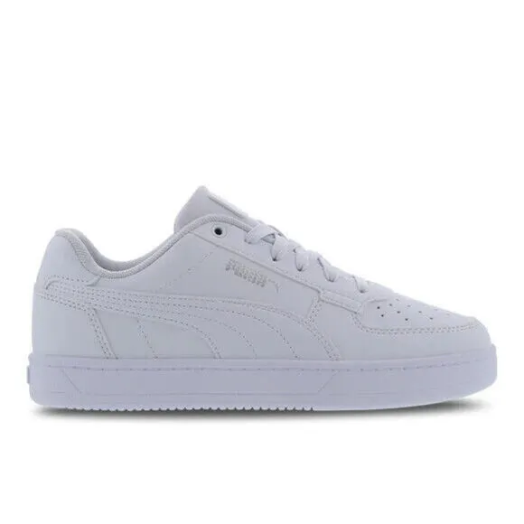 Puma Caven 2.0 393837-02 Sneakers Big Kid White Leather Lifestyle Shoes FD658