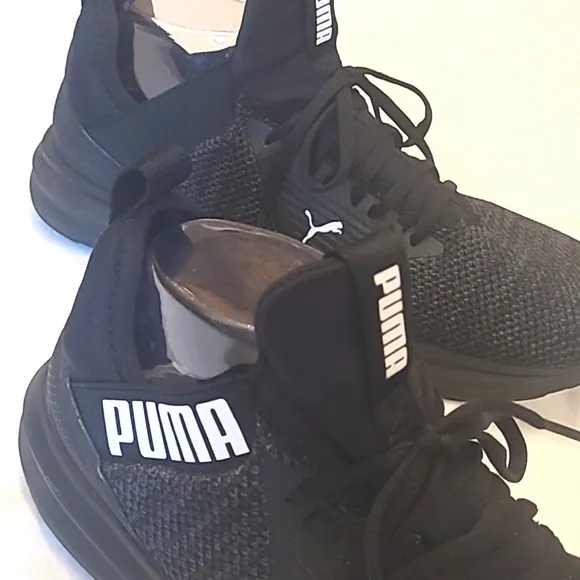 PUMA Enzo Beta Woven V2 Lace Up Sneaker Breathable Woven Low Top Cat Logo