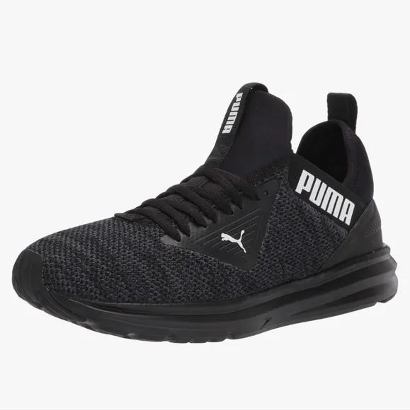 PUMA Enzo Beta Woven V2 Lace Up Sneaker Breathable Woven Low Top Cat Logo