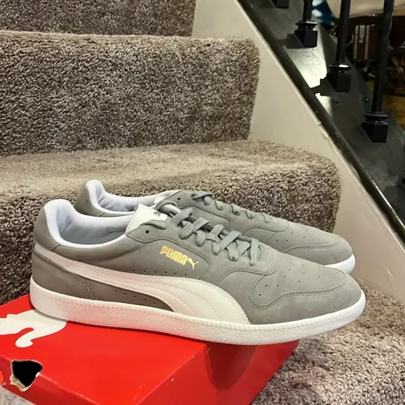 Puma Icra Trainer shoes sneakers new 356222 22 grey white Mens Sizes