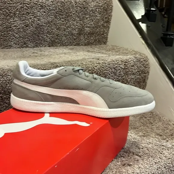 Puma Icra Trainer shoes sneakers new 356222 22 grey white Mens Sizes