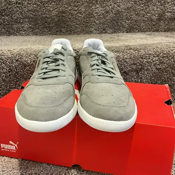 Puma Icra Trainer shoes sneakers new 356222 22 grey white Mens Sizes