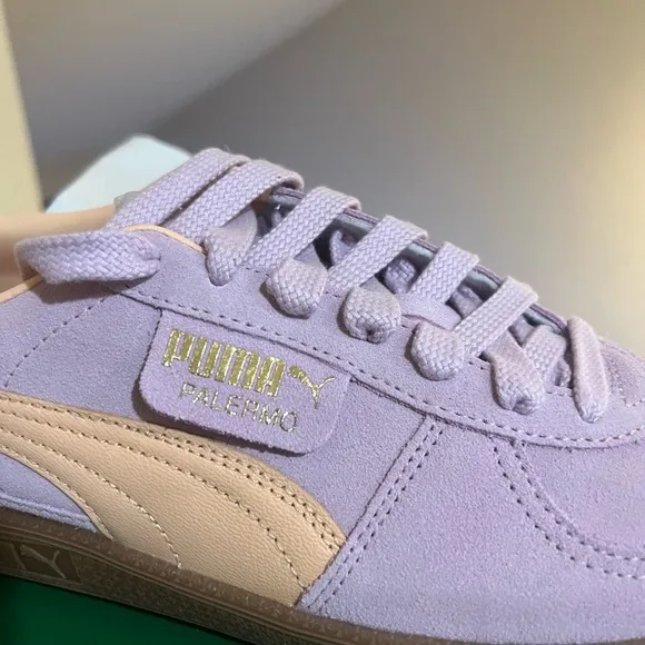 Puma Palermo Grape Mist Peach Fizz Unisex‎ Casual Shoes Men 12 Women 13.5
