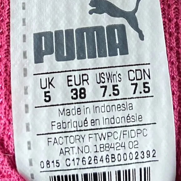 Puma Women's Eco Ortholite Running Shoes Size 7.5