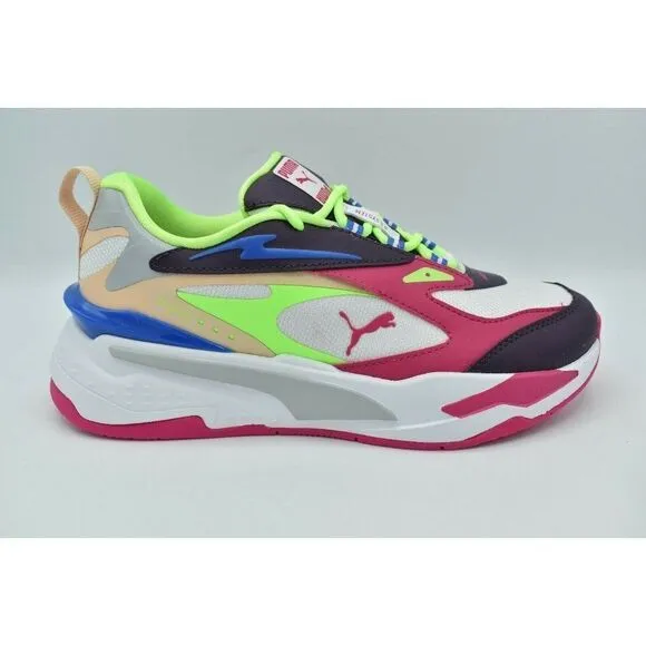 Puma Womens Size 7 RS Fast Pop Sweet Grape White Purple Shoes Sneakers 384328 01