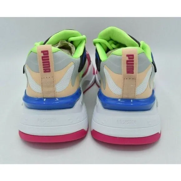 Puma Womens Size 7 RS Fast Pop Sweet Grape White Purple Shoes Sneakers 384328 01