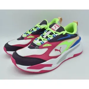 Puma Womens Size 7 RS Fast Pop Sweet Grape White Purple Shoes Sneakers 384328 01