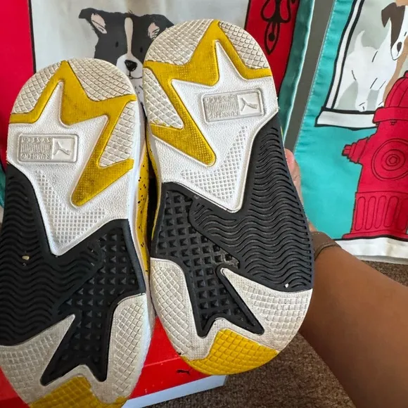 PUMA x POKEMON Sneakers Pikachu Kids Size 9C Shoes Collaboration Unisex 2022