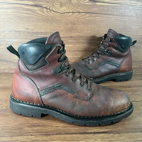 RED WING 926 Brown Leather Lace Up Work Boots Men’s Size 13 Shoes