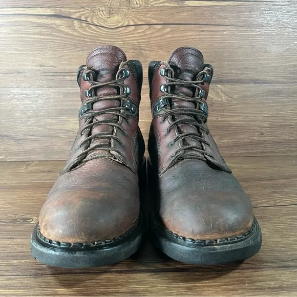 RED WING 926 Brown Leather Lace Up Work Boots Men’s Size 13 Shoes