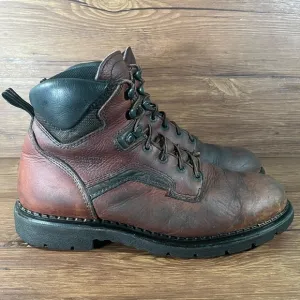 RED WING 926 Brown Leather Lace Up Work Boots Men’s Size 13 Shoes