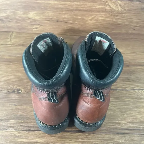 RED WING 926 Brown Leather Lace Up Work Boots Men’s Size 13 Shoes