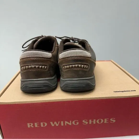 Red Wing comfort pro safety toe lace up brown leather work shoes men's 12 6708
