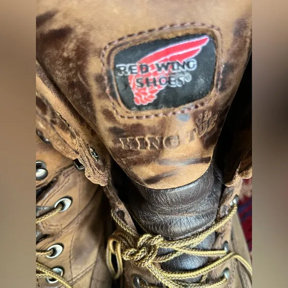 Red Wing King Toe Waterproof Boots size 10 D