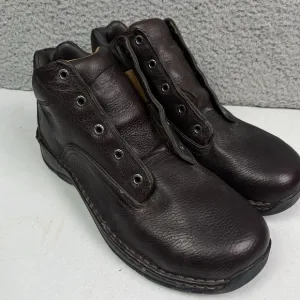 Red Wing Shoes Boots Mens Sz 10 E2 Brown Leather Work Steel Safety Toe 6707