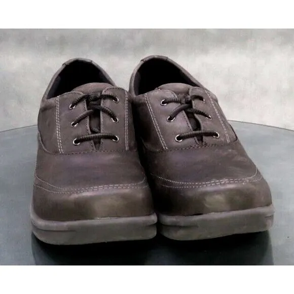 Red Wing Worx Women's Safety Toe Work Shoes Size 7.5 Wide Leather Gray