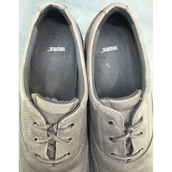Red Wing Worx Women's Safety Toe Work Shoes Size 7.5 Wide Leather Gray