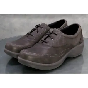 Red Wing Worx Women's Safety Toe Work Shoes Size 7.5 Wide Leather Gray