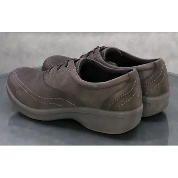 Red Wing Worx Women's Safety Toe Work Shoes Size 7.5 Wide Leather Gray