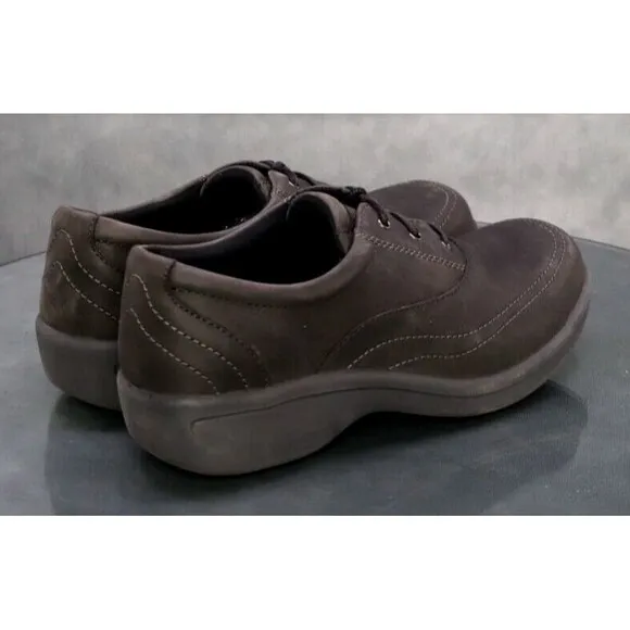 Red Wing Worx Women's Safety Toe Work Shoes Size 7.5 Wide Leather Gray