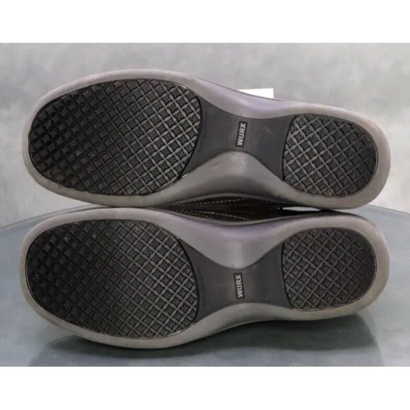 Red Wing Worx Women's Safety Toe Work Shoes Size 7.5 Wide Leather Gray