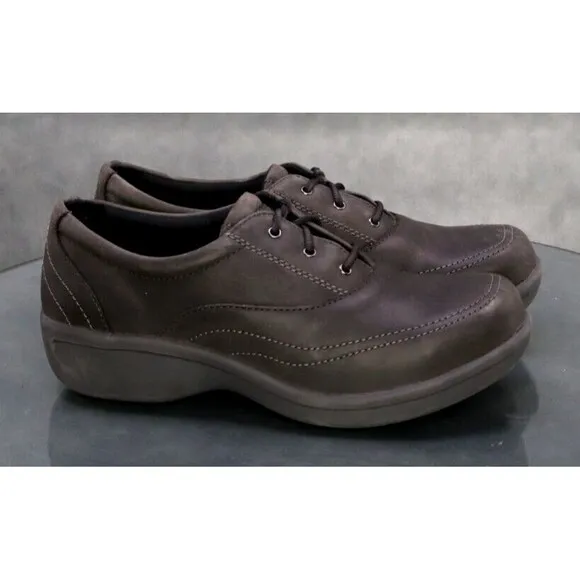 Red Wing Worx Women's Safety Toe Work Shoes Size 7.5 Wide Leather Gray