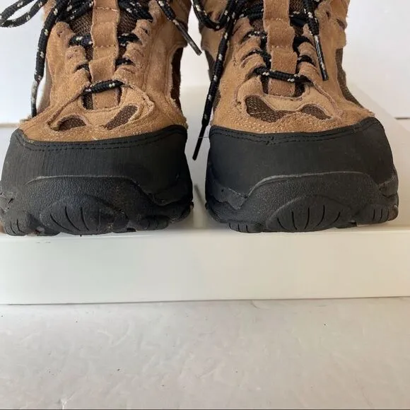 Red Head Brown Suede Ankle Hiking Boots Size 8