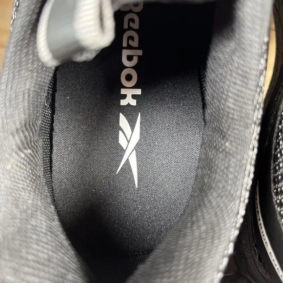 Reebok Fusion Flexweave Womens Size 9 M Black Comp Toe Lace Up Work Shoes