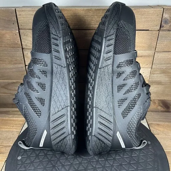 Reebok Fusion Flexweave Womens Size 9 M Black Comp Toe Lace Up Work Shoes