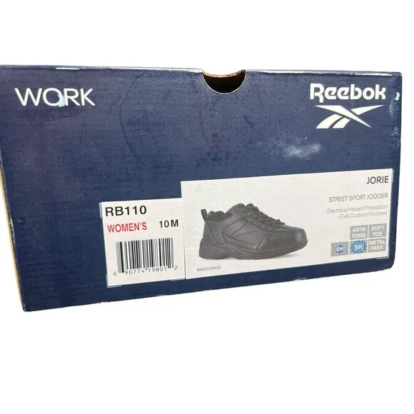 Reebok JORIE Street Sport Jogger Soft Toe Work Shoes Wmn 10 Men 8 RB1100 New