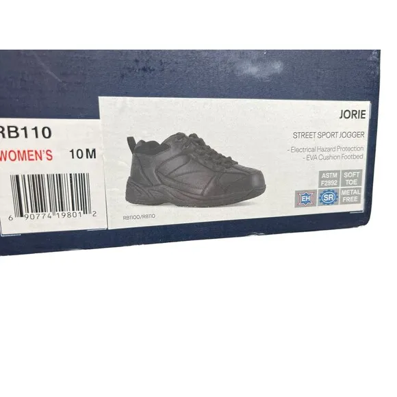 Reebok JORIE Street Sport Jogger Soft Toe Work Shoes Wmn 10 Men 8 RB1100 New
