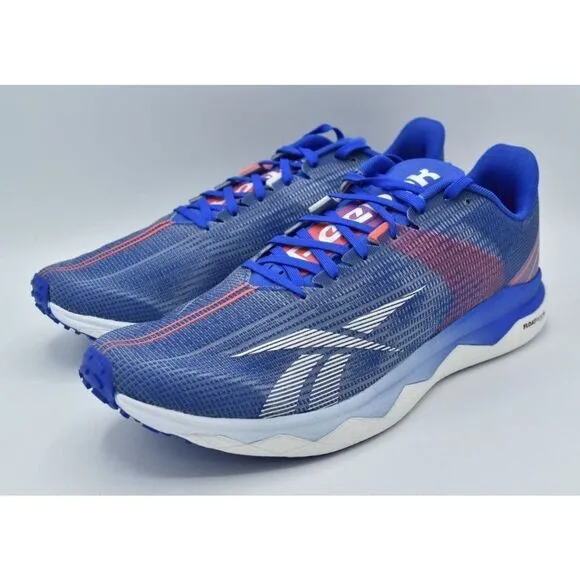 Reebok Mens Size 10 Floatride Run Fast 3.0 Blue Orange Running Shoes Sneakers