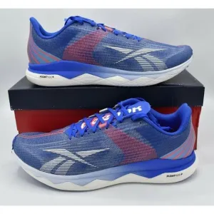 Reebok Mens Size 10 Floatride Run Fast 3.0 Blue Orange Running Shoes Sneakers