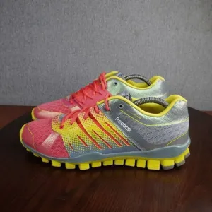 Reebok RealFlex 3D Women's 11 Running Shoes Gray Yellow  Trainer Sneakers V45962