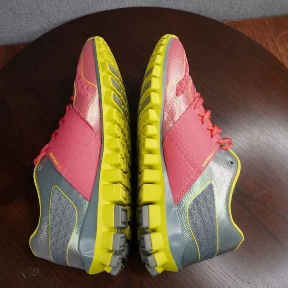 Reebok RealFlex 3D Women's 11 Running Shoes Gray Yellow  Trainer Sneakers V45962